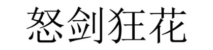 怒剑狂花
