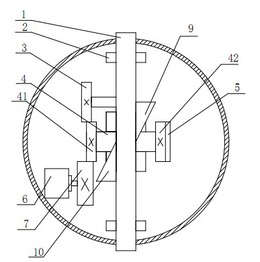 擦窗机往返机构