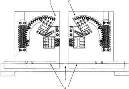 轧辊角度可调式多辊柔性辊弯成形校准装置