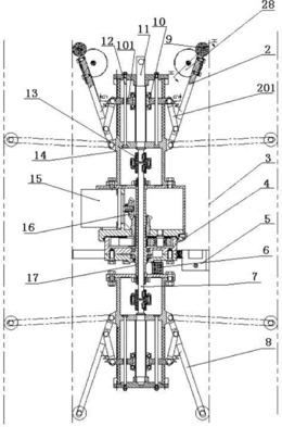 长管道内圆自动抛光机