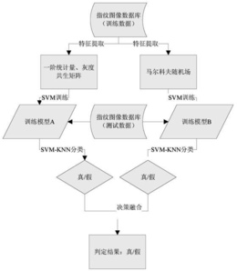 基于MRF和SVM-KNN分类的假指纹检测方法