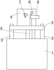 一种铣倒挡拨叉下平面的夹紧机构