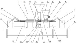 一种滚轮式胶棉拖把滚轮压杆的装配装置