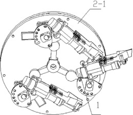 一种非圆齿轮行星系三爪水稻钵苗移栽机构