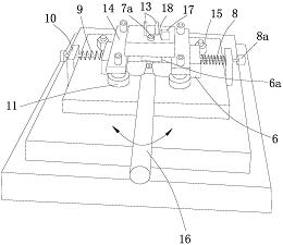 一种用于去除换挡摆杆销孔内毛刺的夹具