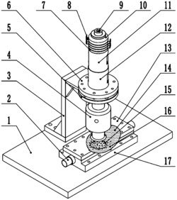 一种超声波辅助三相磨粒流抛光加工方法及装置