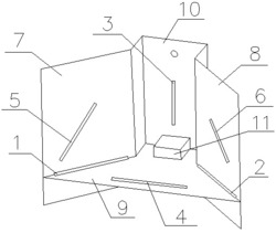 一种基于三轴倾角定位的空间应变测量装置及方法
