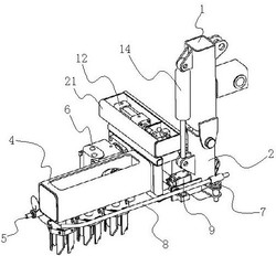一种能自动避让障碍物的松、培土作业头及作业方法