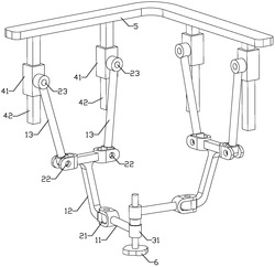 一种移动副驱动的四自由度并联式搬运机器人