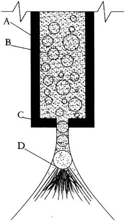 旁通旋流-气泡雾化型低压细水雾喷头