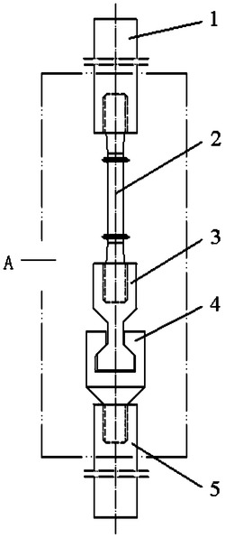 高温蠕变试验机快拆夹头装置