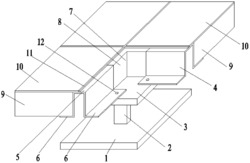 一种架空地板的连接结构及架空地板