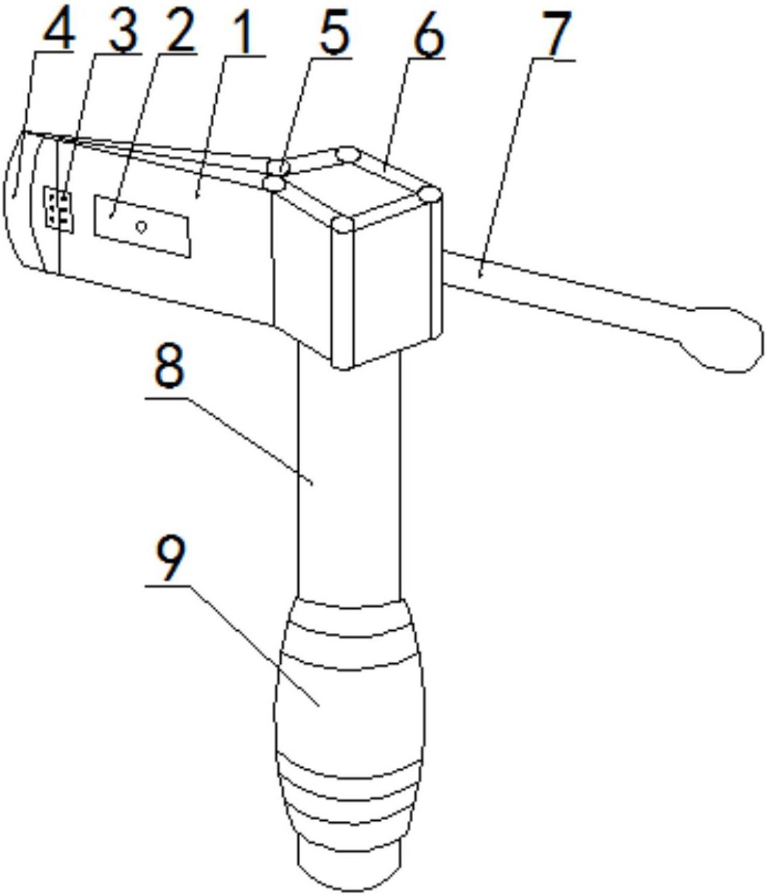 一种可开合的工业伐木刀