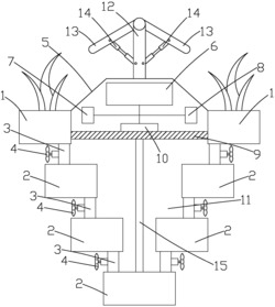 组合式浮岛湖泊水体净化系统及其安装方法