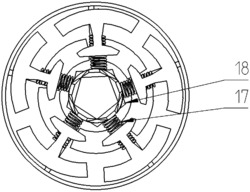 多工位单向器星轮弹簧滚柱装配机的弹簧滚柱压紧机构