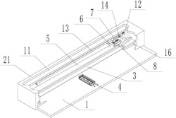 利用条形光电传感器检测货架横梁是否合格的装置