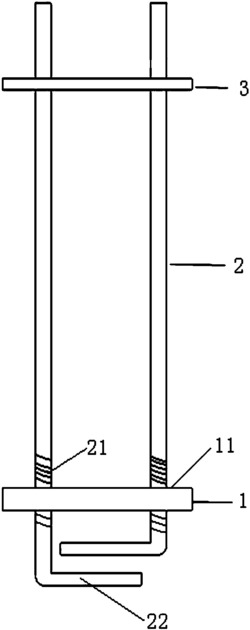 一种机械联动扩大头式抗拔锚