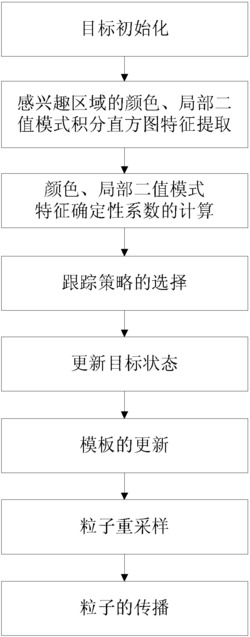 一种基于颜色与局部二值模式特征融合的抗遮挡粒子滤波目标跟踪方法