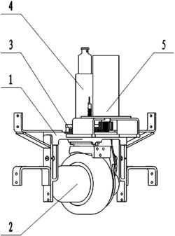 一种用于自动导航叉车的转向驱动系统