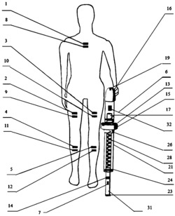 一种用于智能协步手杖的能量注入系统