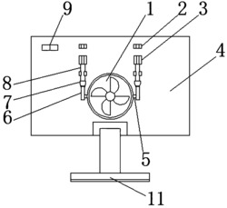 一种带有风扇的计算机显示器