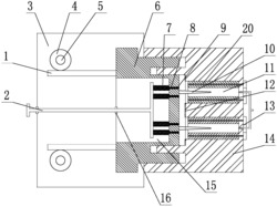 一种道路警示桩成型模具