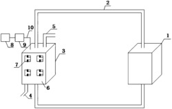 用于机房散热的伸缩式可变微槽道换热器