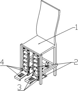 一种下肢多部位康复椅