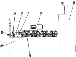 一种无缝包芯钙线机结构
