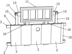 一种古建筑廊桥的挡水结构及施工方法