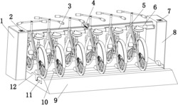 大容量公共自行车借还机构及其借车方法和还车方法