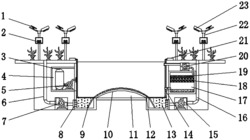 一种便于排污的水产养殖池