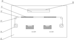 一种基于不规则源材的表面梯度薄膜制备装置