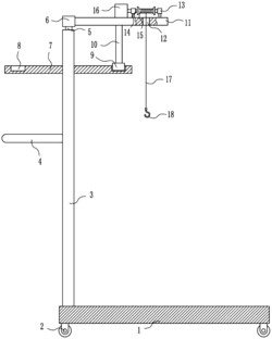 一种具有起吊功能的电力柜运输设备
