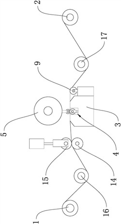 一种用于金属粘结膜的分条装置