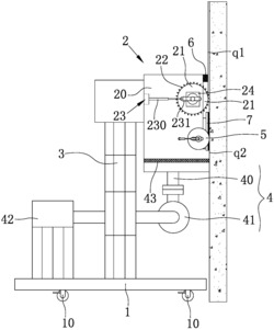 适用于绿色建筑的室内装修的辊刷式墙皮铲除机