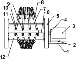 变间距梳刷采收机及其采收方法