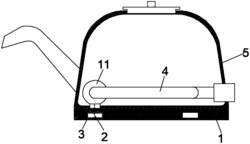 一种磁动旋转电热水壶