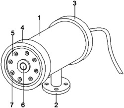 一种易燃易爆区冷光源视频探测装置