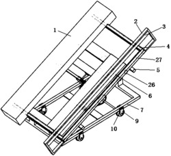 一种太阳能光伏电板清扫机器人搬运车及搬运方法