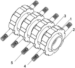 一种用于通讯设备中散热风扇的撑接机构