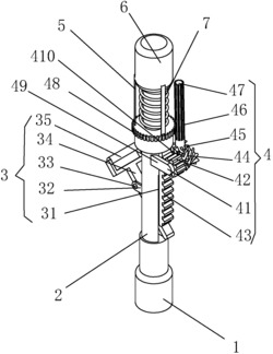 一种洗刷装置能收起的路灯