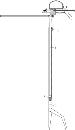 一种行道树涂白高度画线机