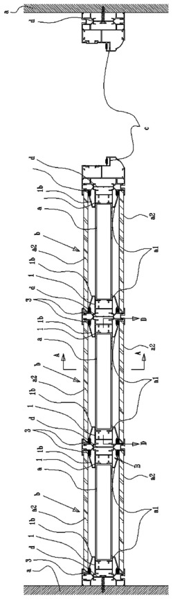 一种可内置窗帘的隔墙