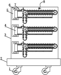 一种用于紧线扣生产过程中防磨损的运输装置