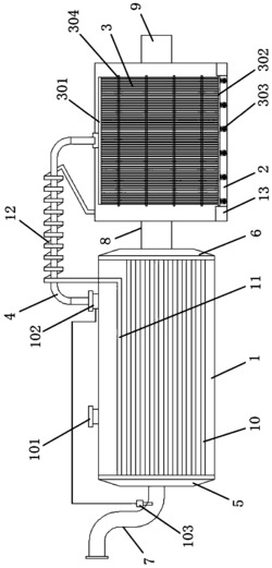 一种机动车尾气处理器及其控制系统
