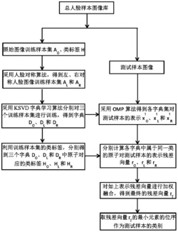 基于对称人脸扩充样本的字典学习人脸识别方法