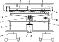 一种除屑防管道堵塞除尘用激光雕刻设备