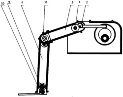 摆杆式凸轮与多级轮系组合的康复器
