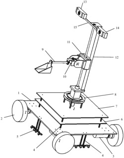 基于双目立体视觉的智能投饵机组合结构